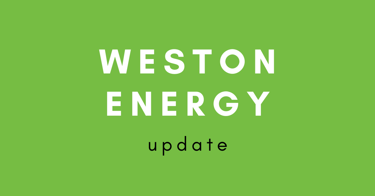 Weston Energy cease its gas-trading operations 